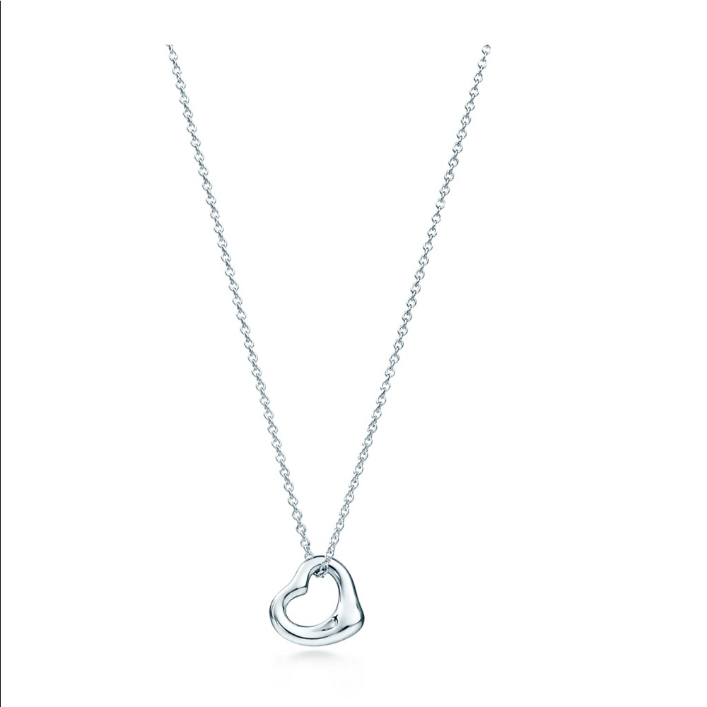 Tiffany Open Heart Pendant